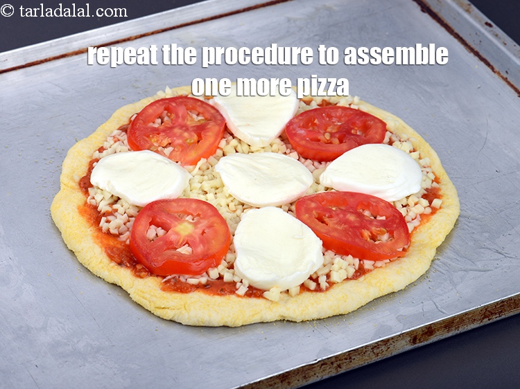 Step 39 – Repeat the procedure to assemble one more pizza.&nbsp;