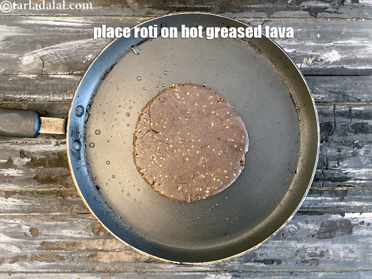 Step 49 – Place the roti on it.