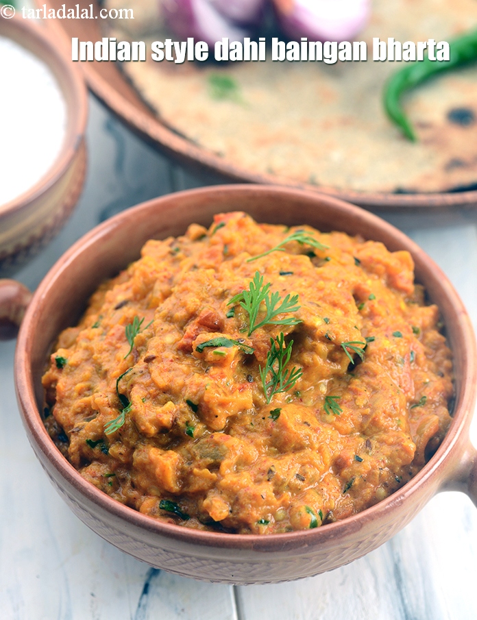 Step 39 – Refrigerate for atleast 1 hour and serve <strong>baingan bharta with curd recipe | Indian style …