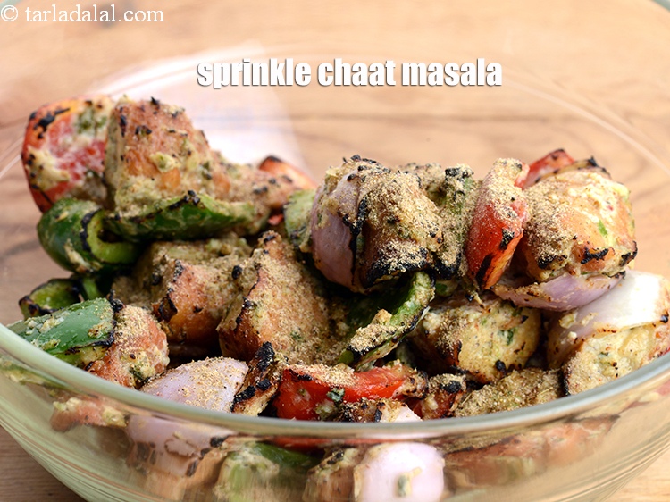 Step 43 – Sprinkle chaat masala.