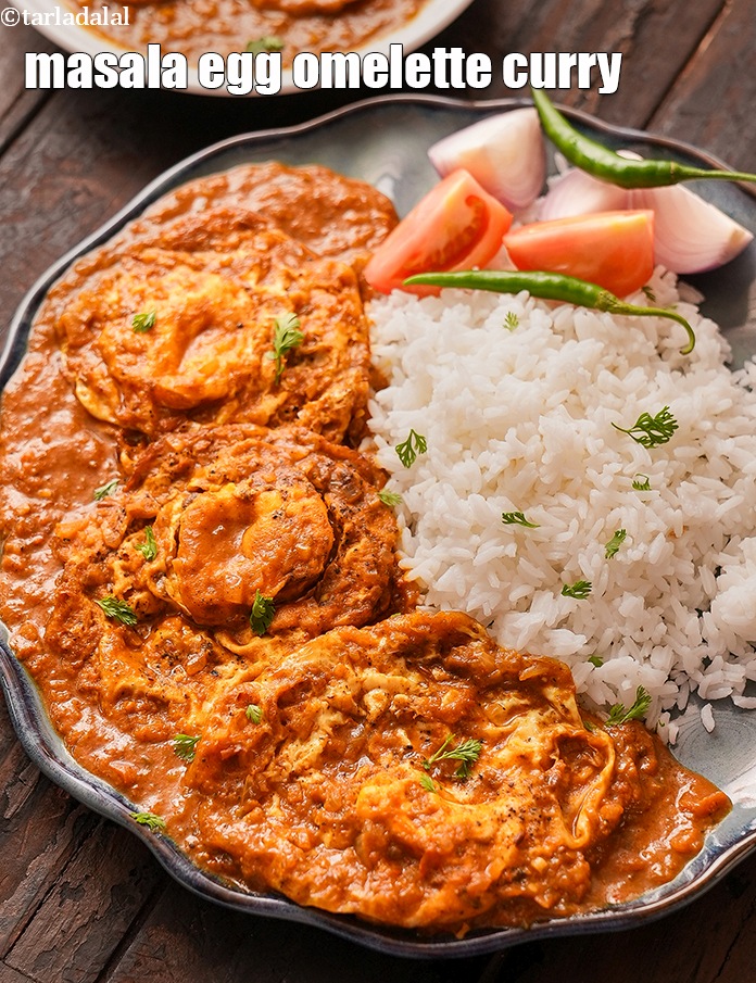 Step 40 – Serve <strong>fried egg masala recipe | masala egg omelette curry | masala fried egg |</strong> …