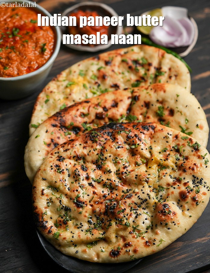 Step 43 – Serve <strong>masala paneer naan recipe | Indian paneer butter masala naan | restaurant style paneer …