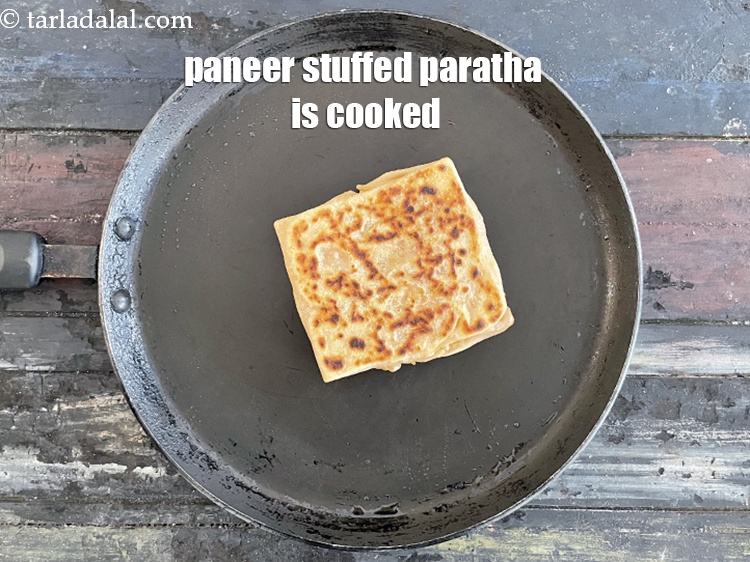 Step 42 – Our paratha is ready.