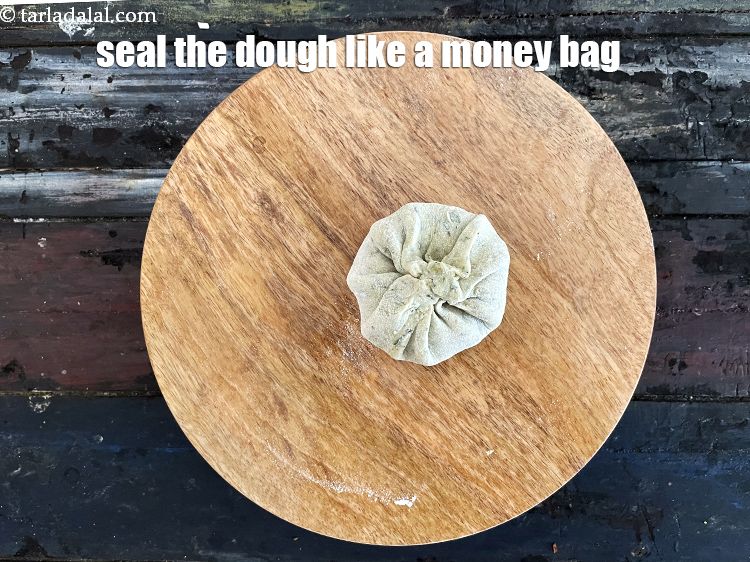 Step 51 – Press well to seal it so the stuffing doesn&rsquo;t spill out.