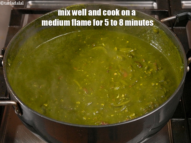 Step 41 – Mix well and cook on a medium flame for 5 to 8 minutes.