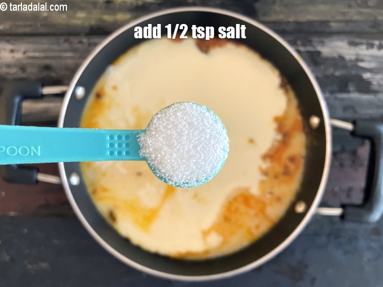 Step 42 – Add salt to taste. We added 1/2&nbsp;tsp salt.