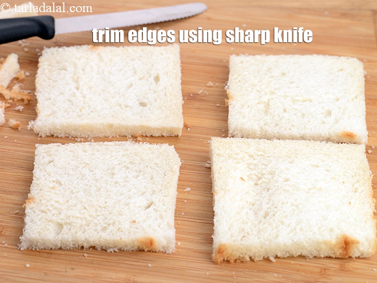 Step 43 – Trim the edges using a sharp knife.