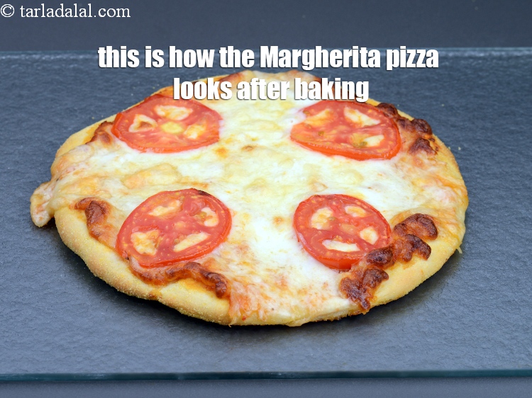 Step 41 – This is how the Margherita pizza looks after baking.&nbsp;