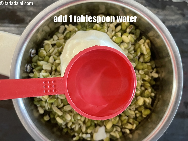 Step 14 – Add 1 tablespoon of water.&nbsp;