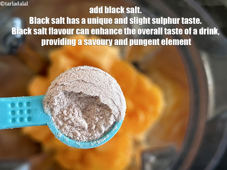 Step 13 – Add&nbsp;<meta charset="UTF-8" />1/2 tsp&nbsp;<a href="glossary-black-salt-sanchal-kala-namak-422i">black salt (sanchal)</a>.&nbsp;Black salt has a unique and slightly sulfurous taste …