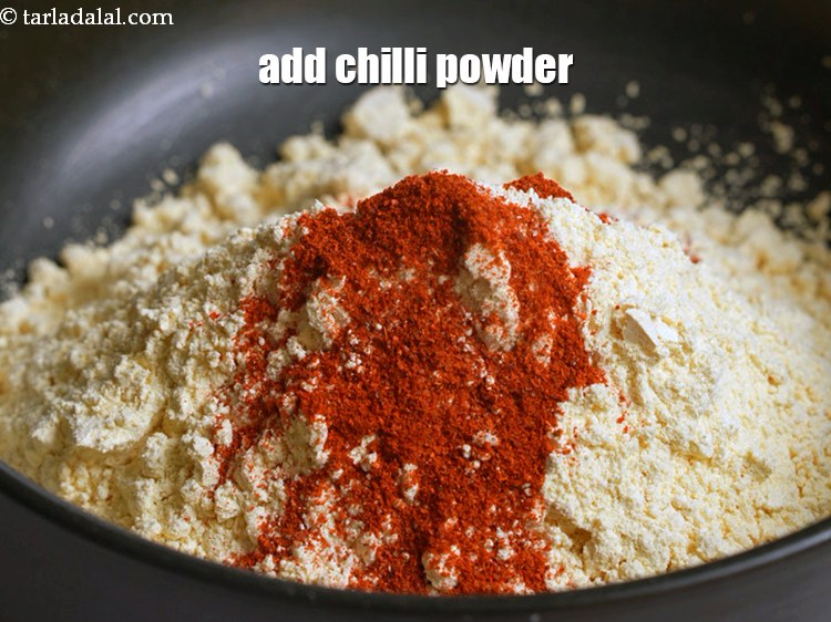 Step 5 – Add 1 tsp&nbsp;<a href="https://tarladalal.com/glossary-chilli-powder-red-chilli-powder-339i">chilli powder</a>.&nbsp;