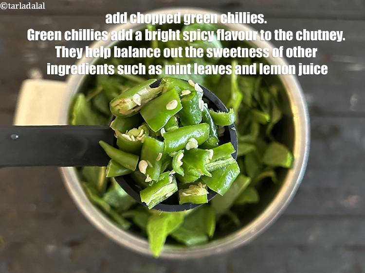Step 30 – <meta charset="UTF-8" />Green chilies add a bright, spicy flavor to mint leaves chutney. They also …