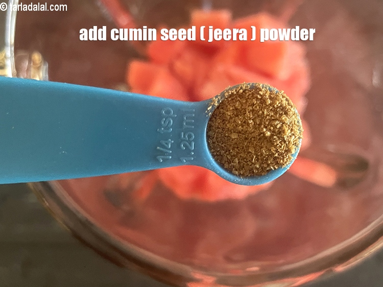 Step 7 – <html><head></head><body><p>Add&nbsp;1/4 tsp&nbsp;<a href="glossary-cumin-seeds-powder-jeera-powder-zeera-powder-382i">cumin seeds (jeera) powder</a>.</p></body></html>