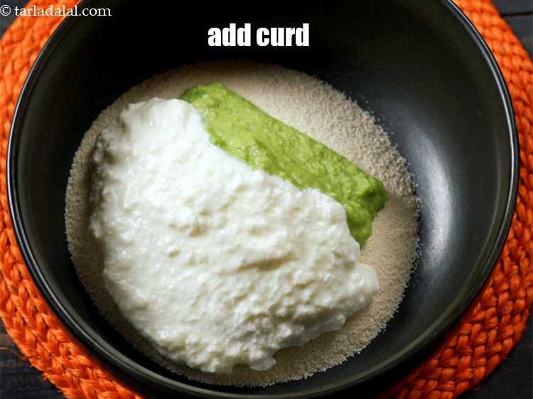 Step 6 – Add 5 tbsp <a href="https://www.tarladalal.com/glossary-curd-dahi-yogurt-yoghurt-383i">curd (dahi)</a>.