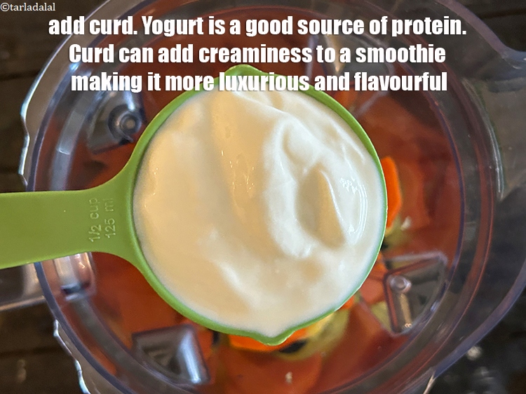 Step 8 – Add&nbsp;<meta charset="UTF-8" />1/2&nbsp;cup&nbsp;<a href="glossary-curd-dahi-yogurt-yoghurt-383i">curd (dahi)</a>.&nbsp;Yogurt is a good source of protein, which can help to …