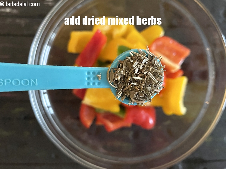 Step 6 – Add&nbsp;<meta charset="UTF-8" />1/2 tsp&nbsp;<a href="glossary-dried-mixed-herbs-466i">dried mixed herbs</a>.