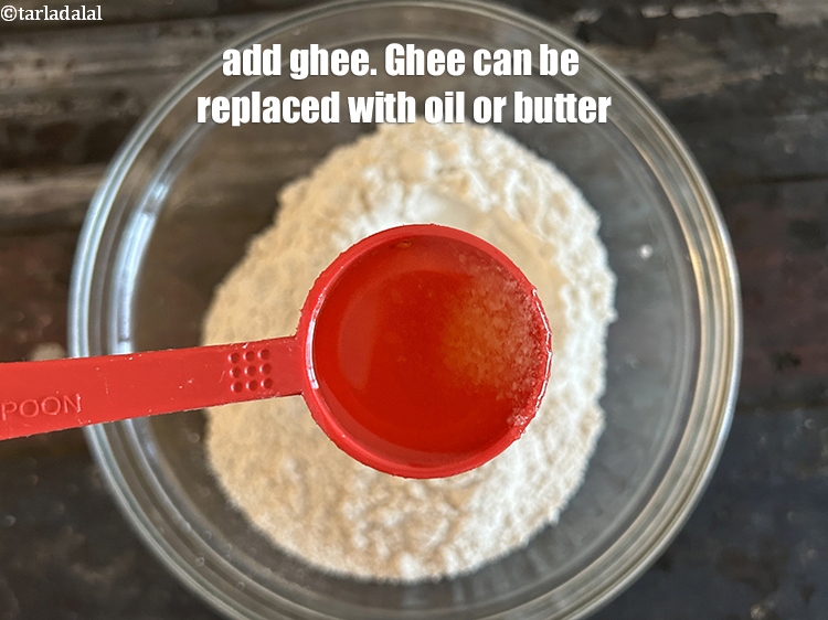 Step 5 – Add <meta charset="UTF-8" />1 tbsp&nbsp;<a href="glossary-ghee-245i">ghee</a>. Ghee can be replaced with oil or butter.