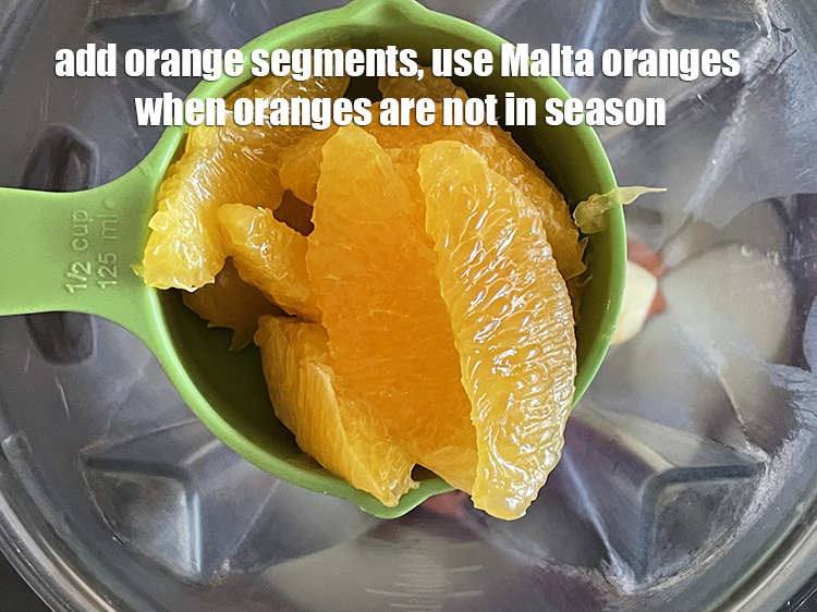 Step 17 – Add&nbsp;<!--%3Cmeta%20charset%3D%22UTF-8%22%20%2F%3E-->8&nbsp;big&nbsp;<a href="glossary-orange-segments-116i">orange segments</a>. Use Malta oranges when oranges are not in season.