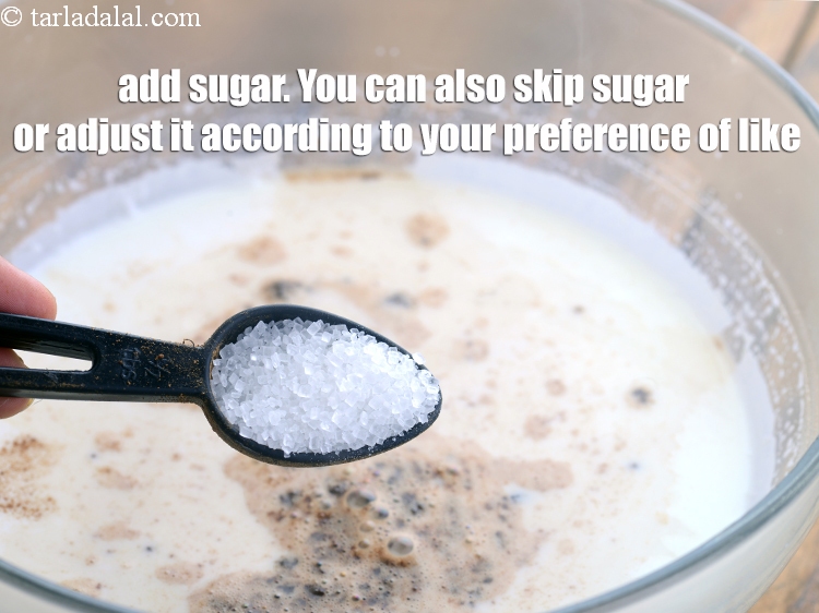 Step 9 – <meta charset="UTF-8" />Add sugar. You can also skip sugar or adjust it according to your …
