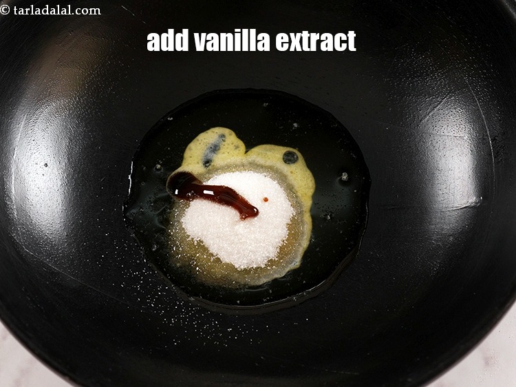 Step 5 – Add <a href="https://www.tarladalal.com/glossary-vanilla-extract-1248i">vanilla extract</a>.