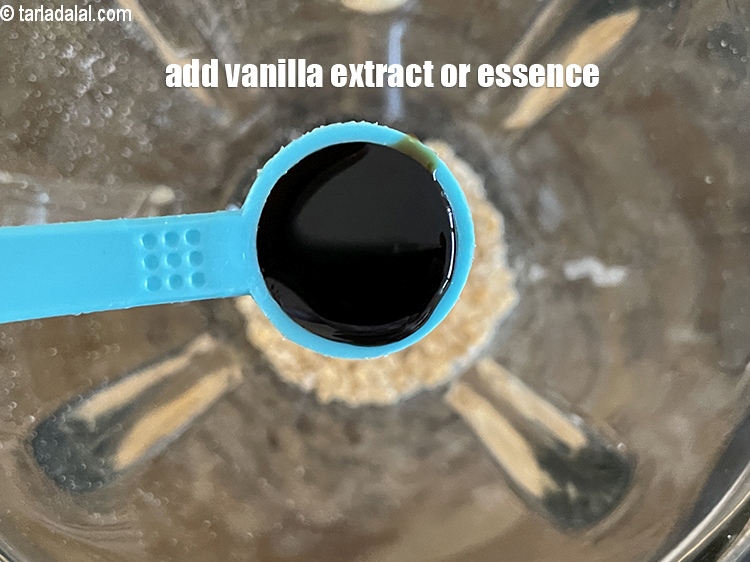 Step 6 – Add&nbsp;<meta charset="UTF-8" />1/2 tsp vanilla extract or &nbsp;<a href="glossary-vanilla-essence-406i">vanilla essence</a>.