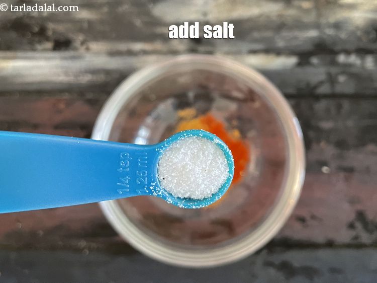 Step 6 – Add&nbsp;<meta charset="UTF-8" />1/4 tsp&nbsp;salt.