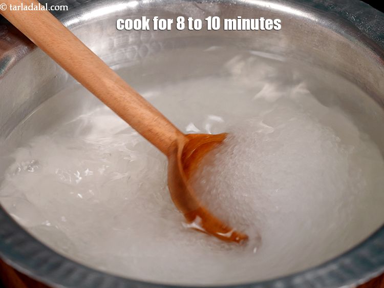 Step 5 – Cook on medium flame for 8 to 10 minutes, while stirring occasionally.
