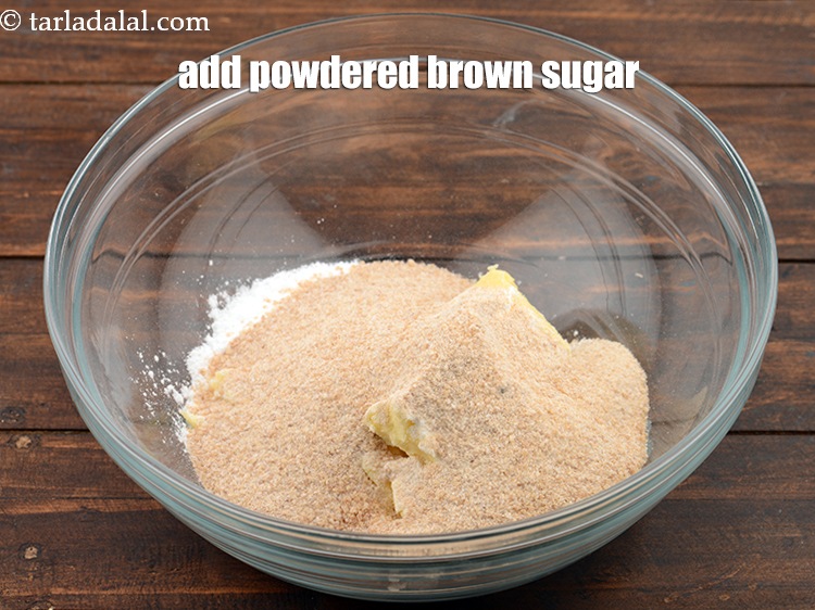 Step 5 – Add 1/2 cup&nbsp;powdered&nbsp;<a href="https://www.tarladalal.com/glossary-brown-sugar-283i">brown sugar</a>.