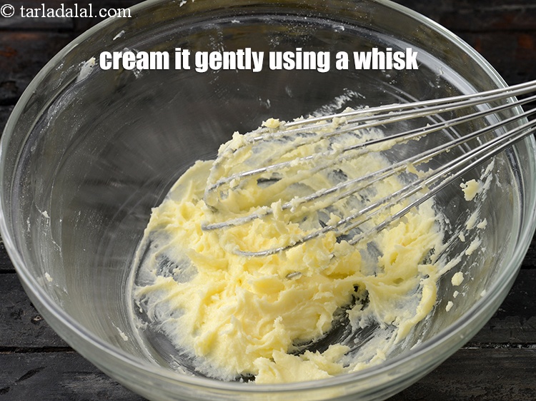 Step 5 – Cream it gently using a whisk.