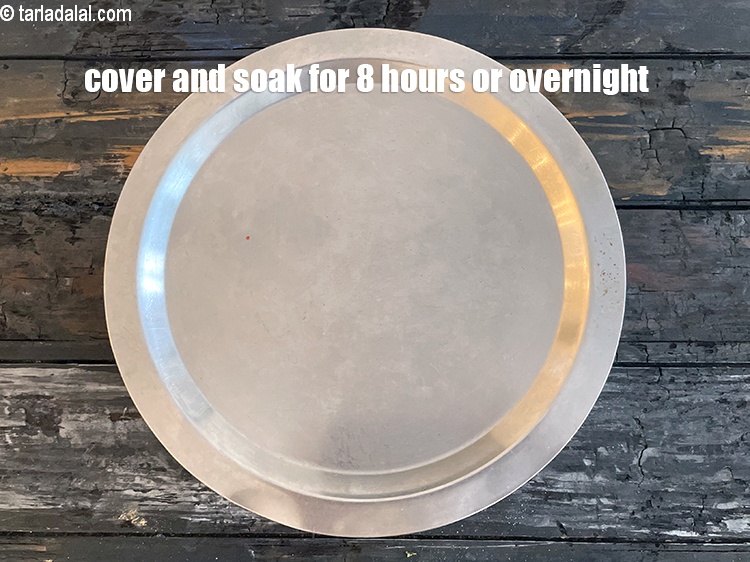 Step 5 – Cover and soak for 8 hours or overnight.