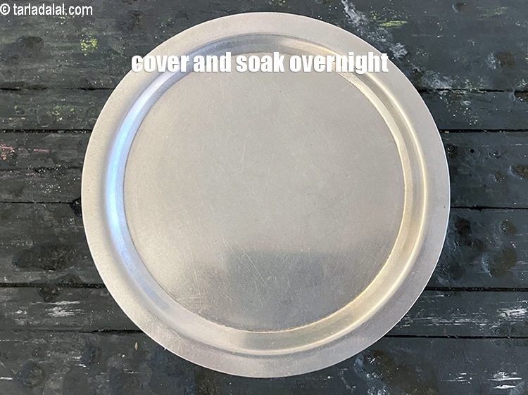 Step 5 – Cover and soak overnight.&nbsp;