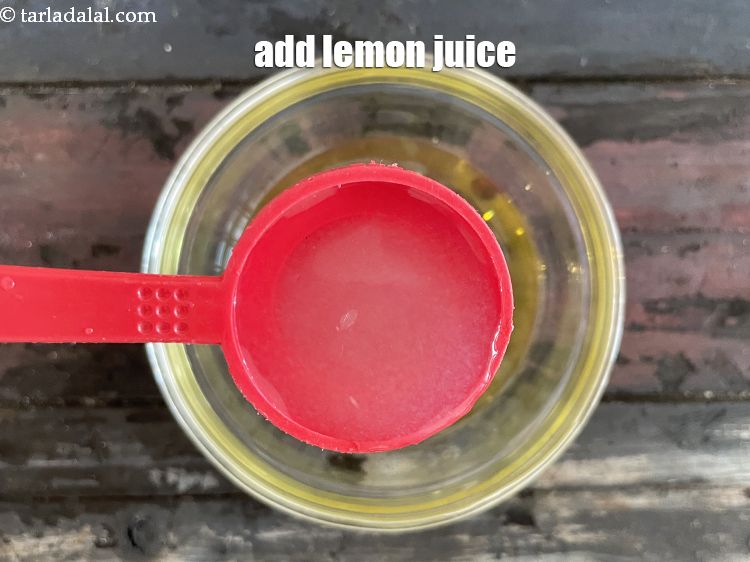 Step 5 – Add lemon juice.