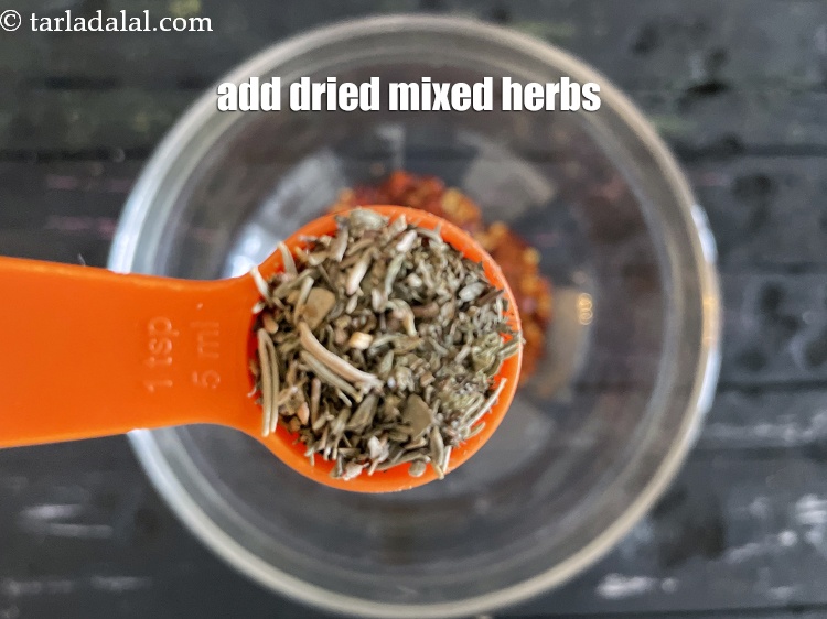 Step 7 – Add&nbsp;<meta charset="UTF-8" />1 tsp&nbsp;<a href="glossary-dried-mixed-herbs-466i">dried mixed herbs</a>.