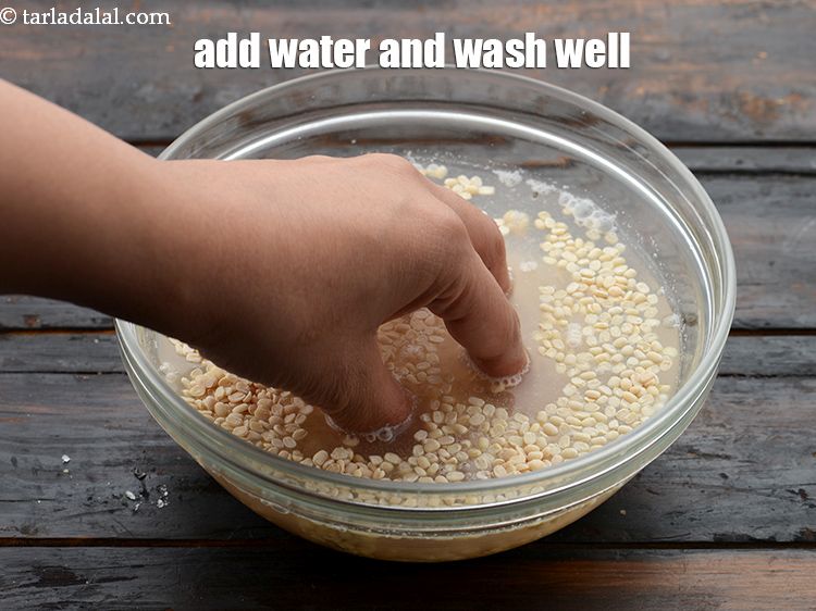 Step 9 – Add enough water and wash it well.&nbsp;