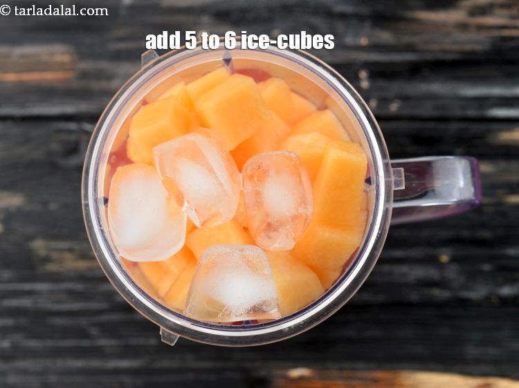 Step 11 – Add 5 to 6 ice-cubes
