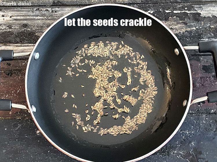Step 10 – Let the seeds crackle.