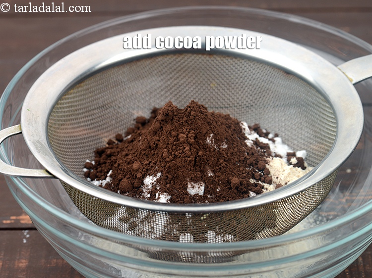 Step 5 – Add 1 tbsp <a href="https://www.tarladalal.com/glossary-cocoa-powder-284i">cocoa powder</a>.