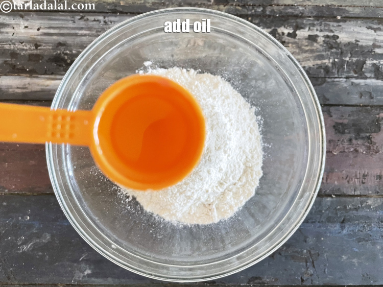 Step 5 – Add 2 tsp oil.