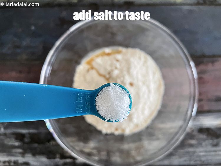 Step 5 – Add salt to taste. We added 1/4&nbsp;tsp salt.