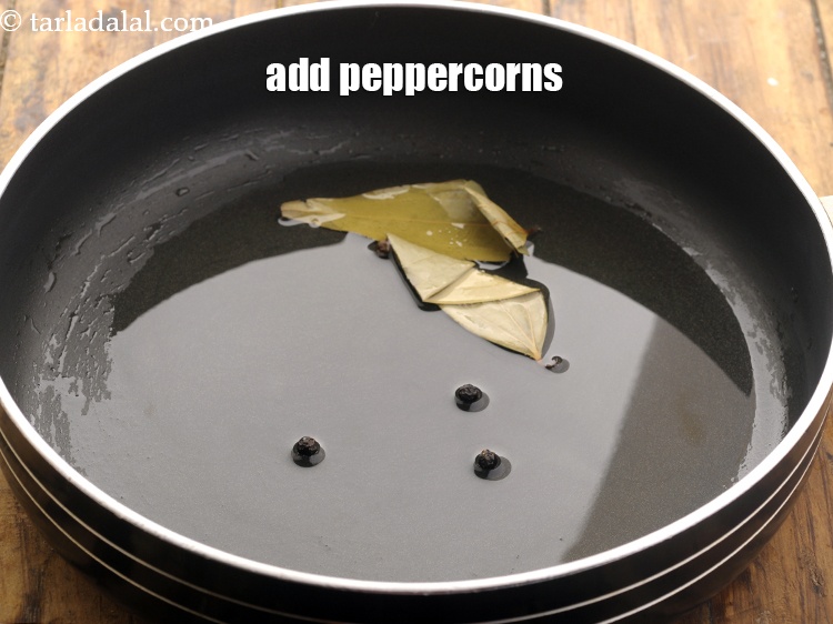 Step 4 – Add peppercorns.