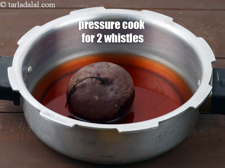 Step 5 – Close the lid and pressure cook for 2 whistles. Allow the steam to escape, before …