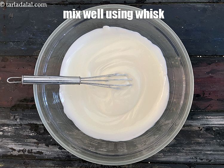Step 10 – Mix well using a whisk.