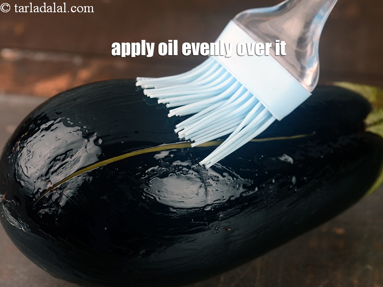 Step 5 – Apply the oil evenly over it.