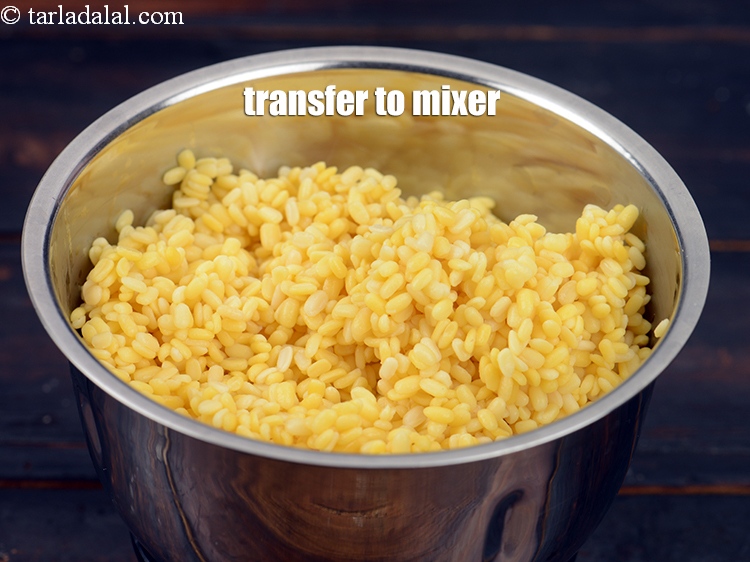 Step 6 – Transfer it to the mixer.