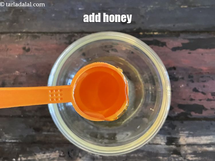 Step 13 – Add&nbsp;1 tsp&nbsp;<a href="https://tarladalal.com/glossary-honey-467i">honey</a>.