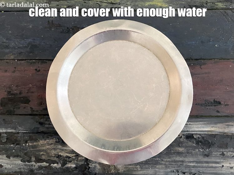 Step 5 – <meta charset="UTF-8" />Cover and soak in water for 8 hours or overnight.&nbsp;<br /> &nbsp;