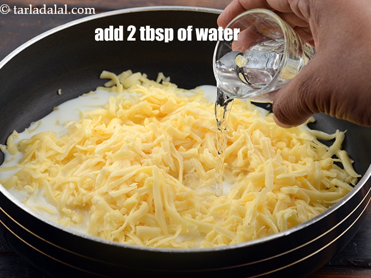 Step 5 – Add 2 tbsp of water.