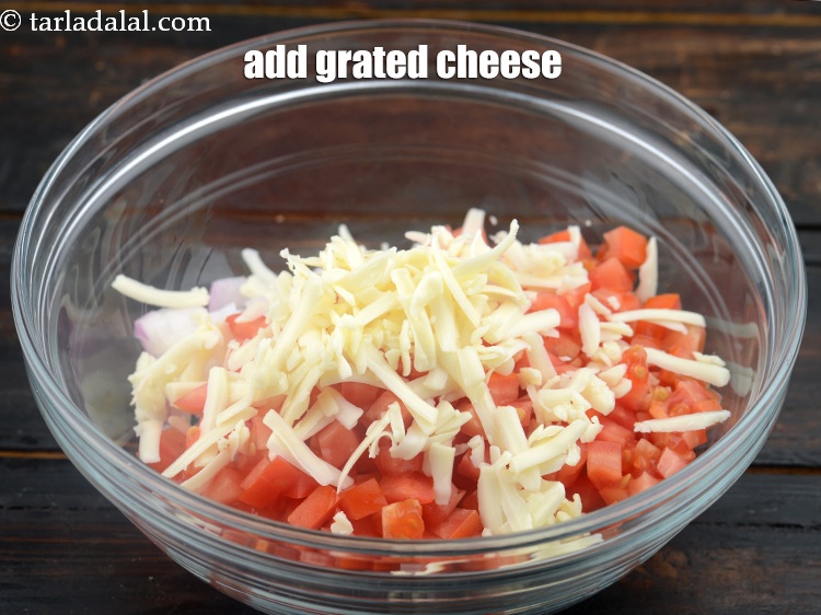 Step 5 – Add 1/4 cup&nbsp;<a href="https://www.tarladalal.com/glossary-grated-processed-cheese-868i">grated processed cheese</a>.&nbsp;