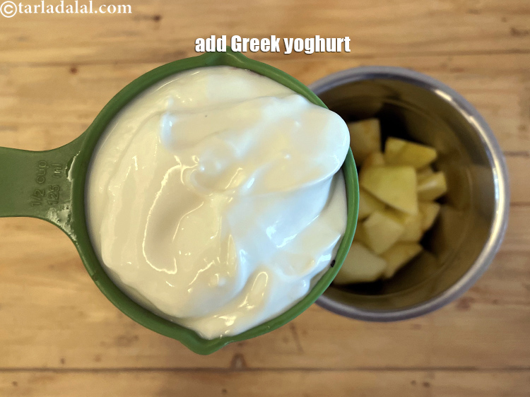 Step 9 – Add&nbsp;<meta charset="UTF-8" />1/2 cup&nbsp;<a href="glossary-greek-yoghurt-2631i">greek yoghurt</a>&nbsp;or&nbsp;<a href="glossary-hung-curds-chakka-dahi-384i">hung curds (chakka dahi)</a>.