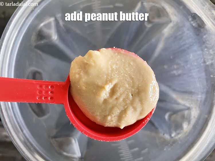 Step 5 – Add&nbsp;<meta charset="UTF-8" />3/4 tbsp&nbsp;<a href="glossary-peanut-butter-235i">peanut butter</a>.